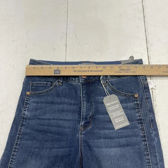 Women's Blue Wide-Leg Jeans - Picture 4 of 8